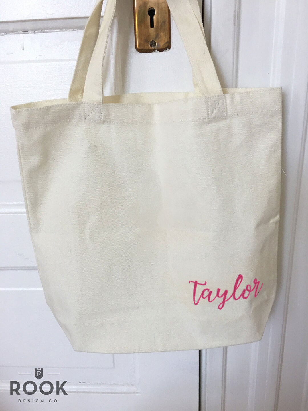 Personalized Bridesmaid Tote Bag: Script Wedding Party Gift - Etsy