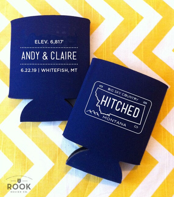 Koozies Personalized Funny Set Of 6 Coolies Can Coolers