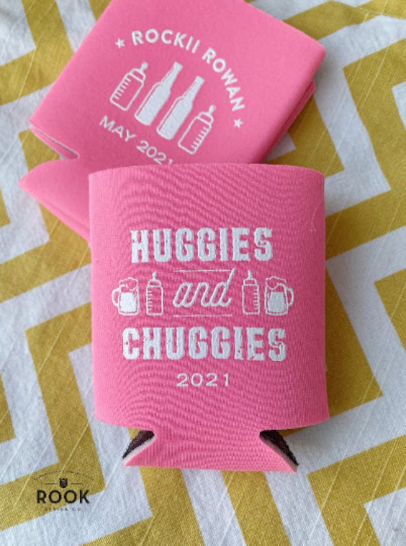 Diaper Drive Baby Shower Can Cooler Chuggies Shower Can Etsy