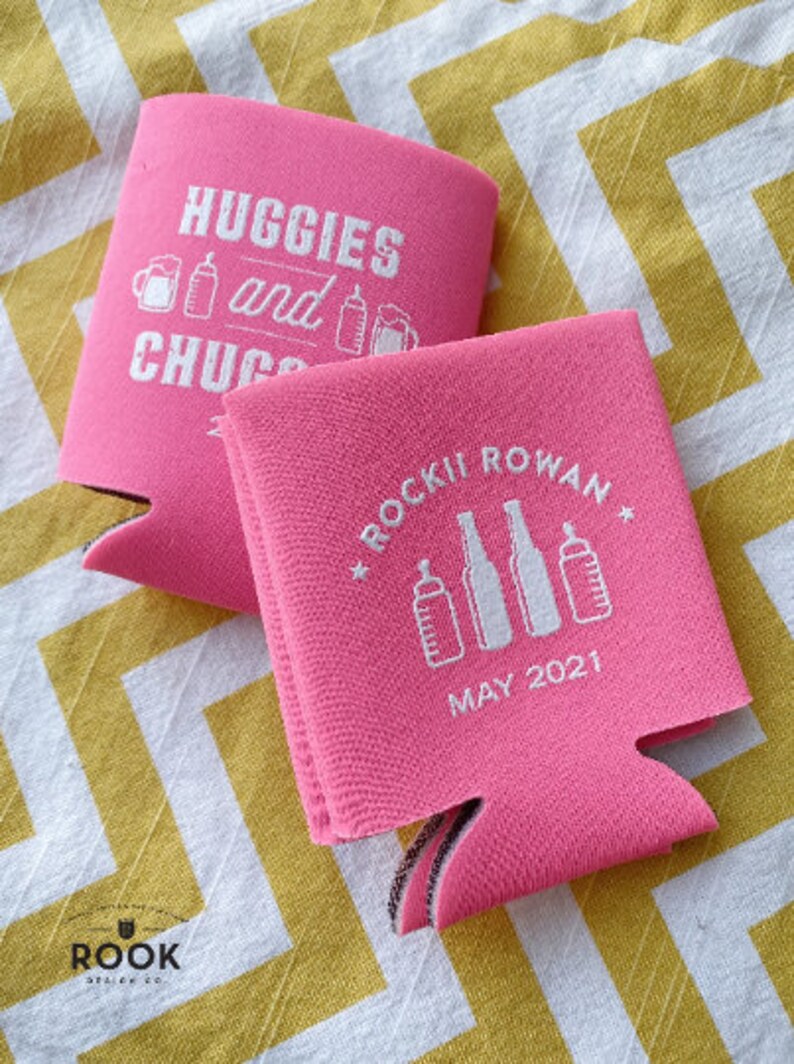 Diaper Drive Baby Shower Can Cooler Chuggies Shower Can Etsy