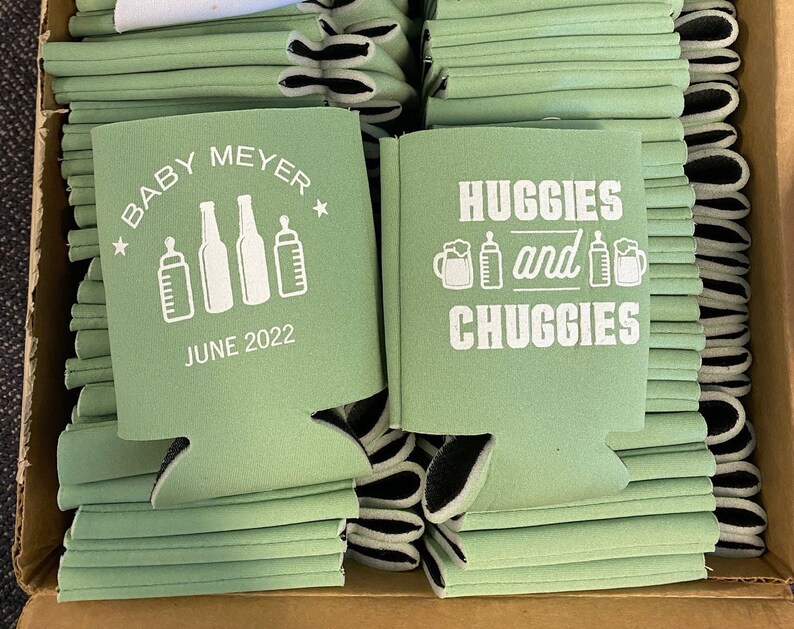 Diaper Drive Baby Shower Can Cooler Chuggies Shower Can Etsy