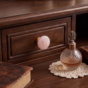Tiradores de cristal natural en bruto para cajones y armarios, pulidos a mano, con una variedad de piedras preciosas para renovar un hogar acogedor.