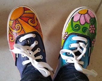 MADE TO ORDER Custom Painted Shoes