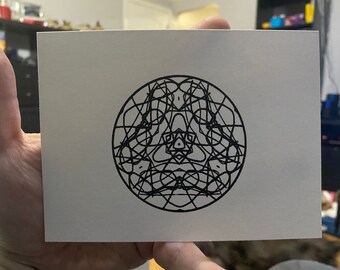 Mandala Screen Print - signed and numbered.