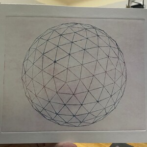 Sphere - signed intaglio print