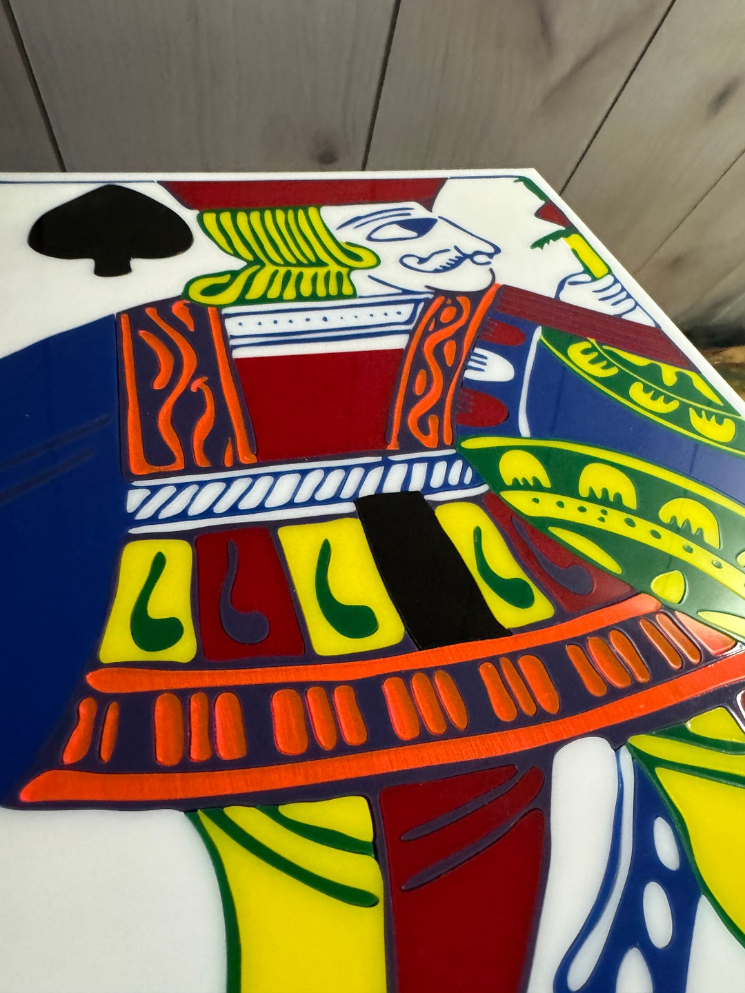 Jack of Hearts Playing Card - Inlay Acyrlic - Etsy