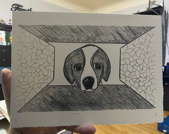 Bandit signed lithograph