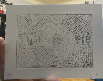 Boom - signed intaglio print
