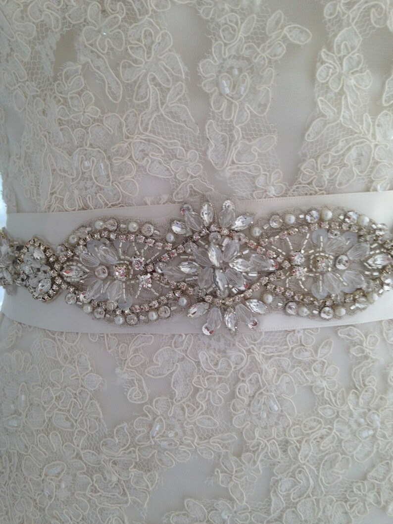 Wedding Sash-Wedding Belt-Bridal Belt-Bridal Sash-Cummerbunds-Applique-Rhinestones-blush-Crystal-Ivory Sash-belt-Navy sash