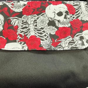 Skulls and Roses Messenger Bag