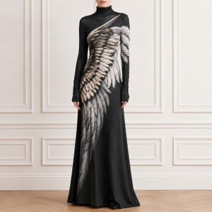 Angel Wing Maxi Dress - Etsy