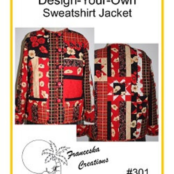 Sweat Jacket with Pattern