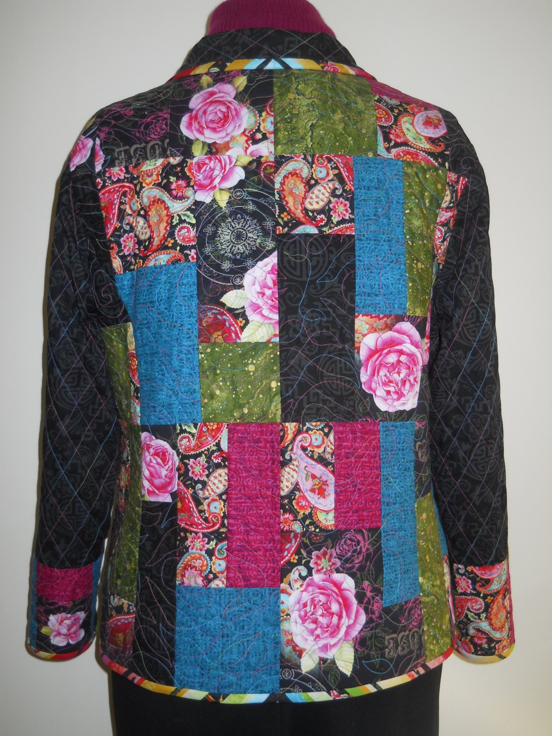 Flower Patch Jacket & Bag Pattern - Etsy