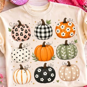 Retro Pumpkin Patch PNG, Boho Coquette Fall Shirt Design, Vintage Autumn Sublimation, Trendy Thanksgiving