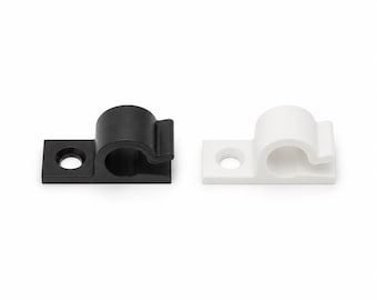 Ensemble de 6 clips de gestion de câbles | Supports de câbles de bureau adhésifs imprimés en 3D