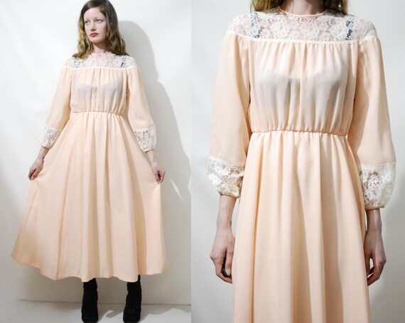 bohemian pastel dress