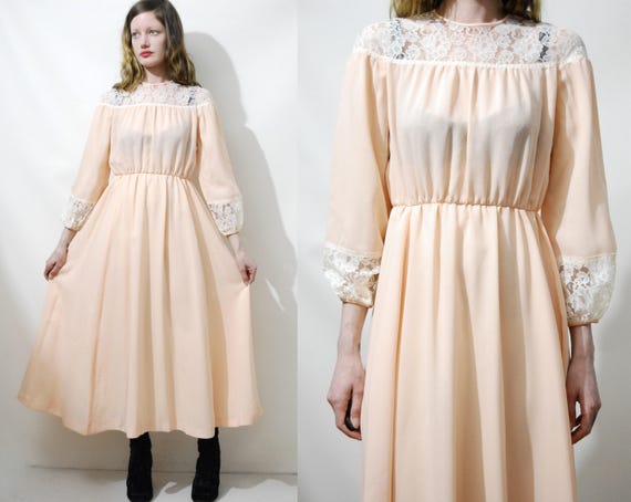 bohemian pastel dress