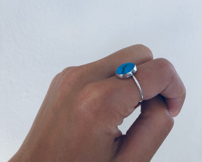 Royal Blue turquoise ring Colbalt Turquoise Ring tropical water turquoise ring tear drop turquoise ring