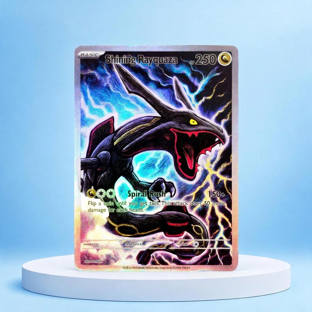 Shining Rayquaza - Etsy