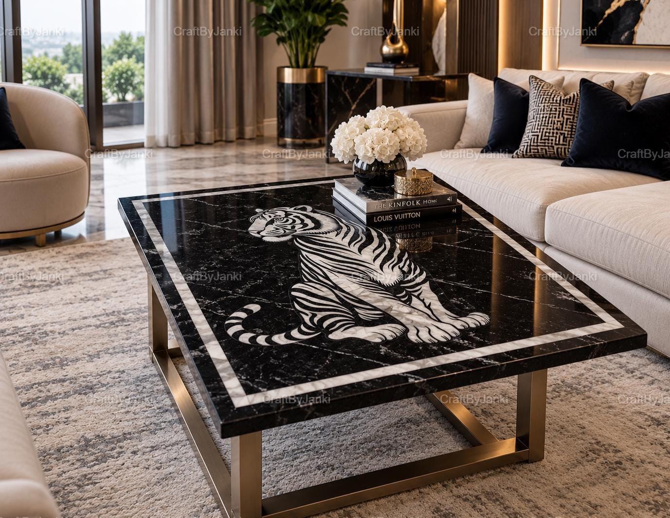 Tiger Coffee Table - Etsy