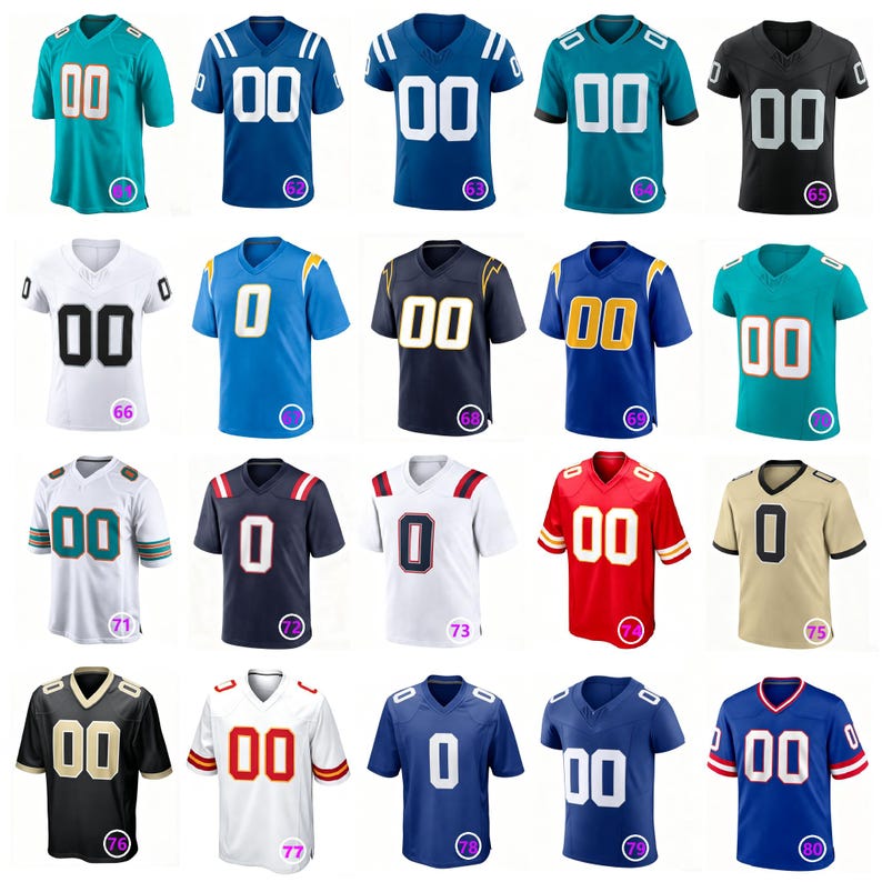 Personalized Green Football Jersey: Add Custom Stitched Name & Number, Birds Eye Pique Fabric imagem 10