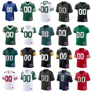 Personalized Green Football Jersey: Add Custom Stitched Name & Number, Birds Eye Pique Fabric imagem 11
