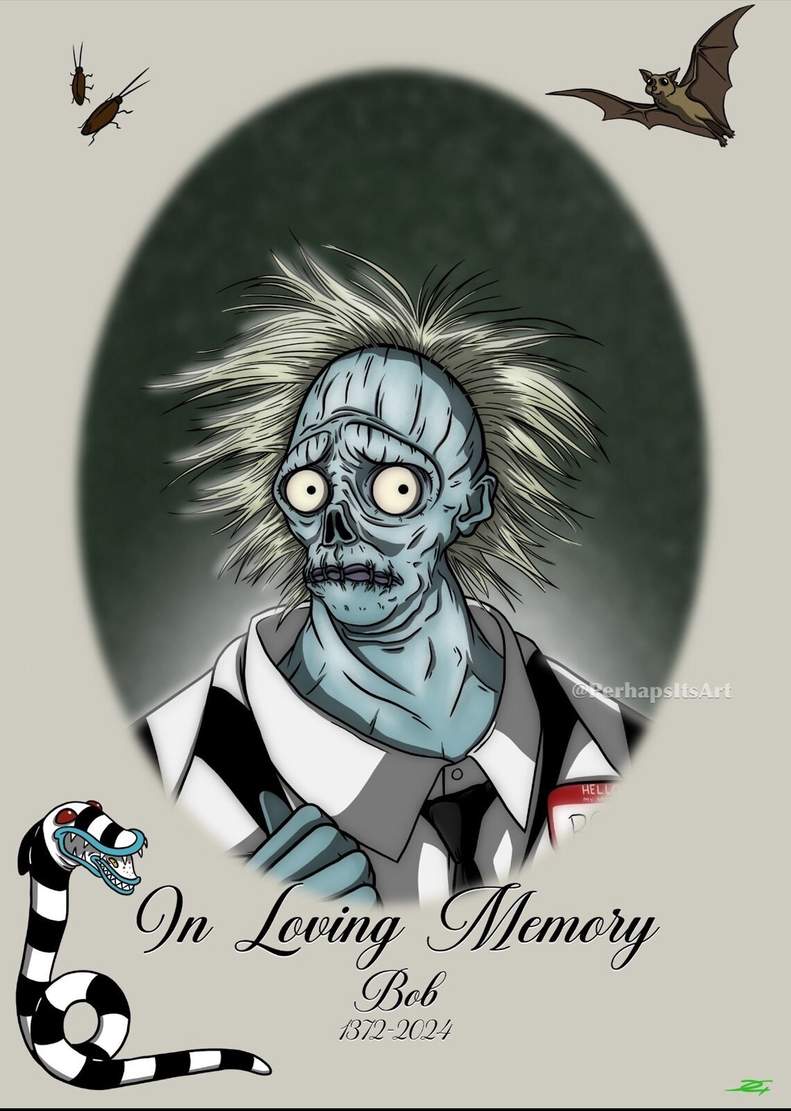 ビートルジュース ロイヤルボブルズ　シュランケンヘッド Beetlejuice shrunken head bob - Etsy 日本