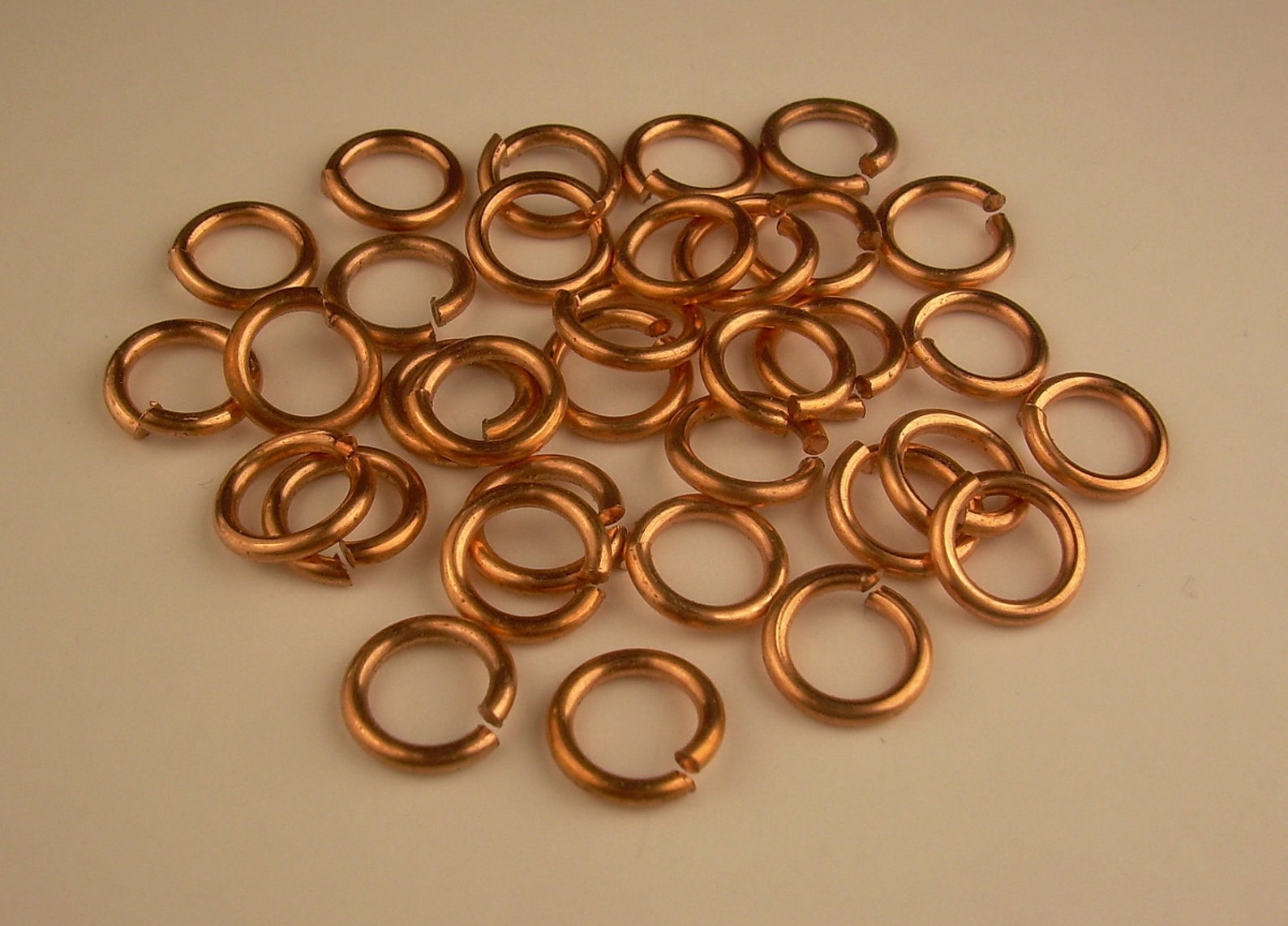 Solid Copper Jump Ring 14ga Wire Inside Diameter 6mm 75pcs. 1 Etsy Israel