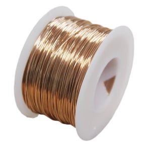18 Ga Bronze Wire 5 Oz. 70ft ( Dead Soft ) Bright Bronze wire spool