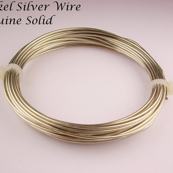 Nickel Silver Solid Wire 16Ga  3 Oz . 27Ft. Coil ( Made In USA )