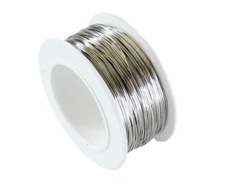 24 Ga. Stainless Steel  #316L, 25 Ft. Spool  Dead-Soft Round wire