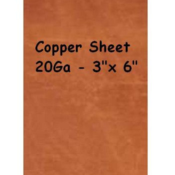 Copper Sheet Etsy