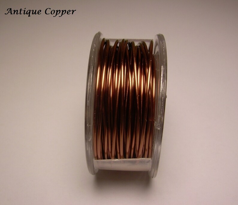 SQUARE WIRE 21GA 21FT VINTAGE BRONZE NON TARNISH PRO-QUALITY CRAFT BEAD SMITH