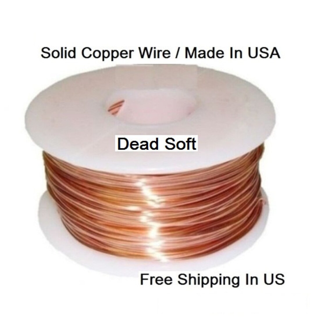 10 Ga Copper Wire Dead Soft (10 Ga / 32 Ft.) Spool