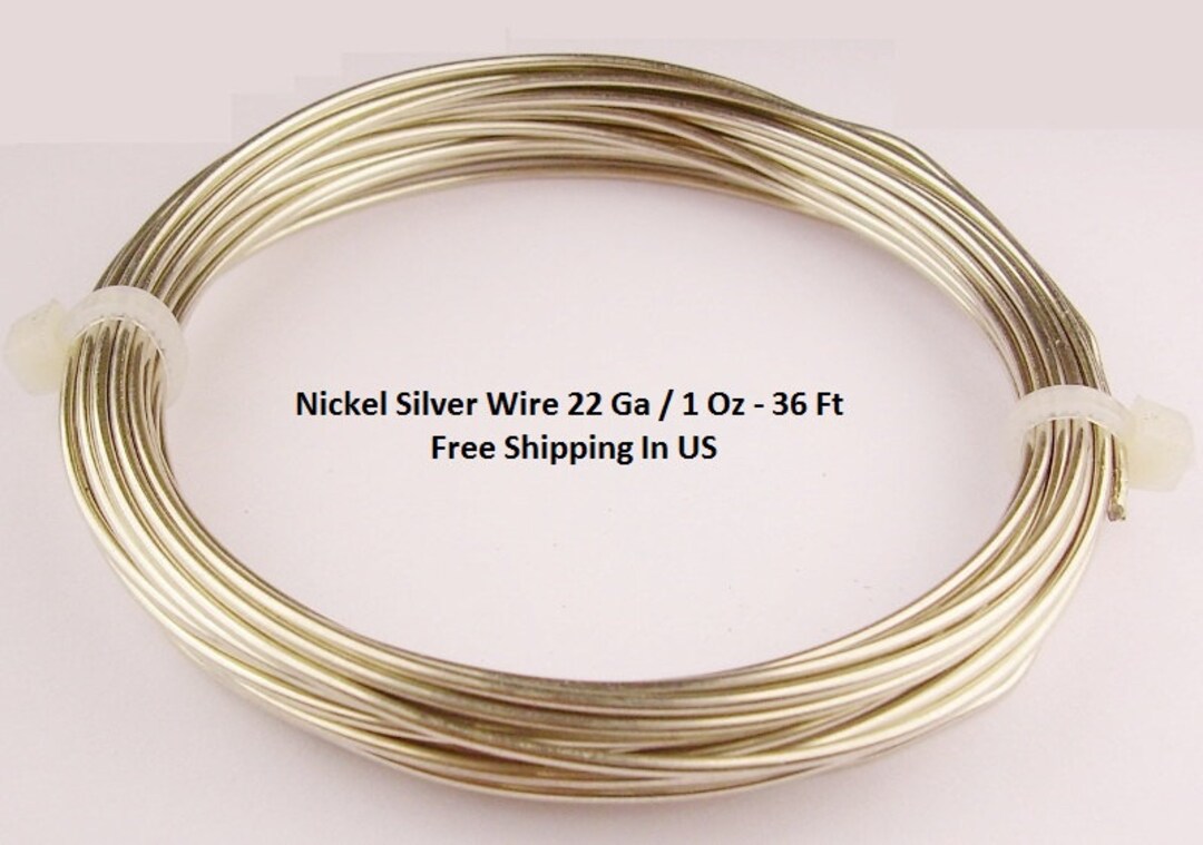 Nickel Silver Wire 22 Ga 1 Oz . 36 FT. Coil Made in USA Etsy