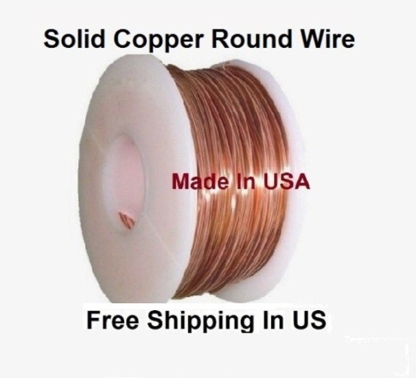 20 Gauge Copper Wire, Non Tarnish, 0.8mm Copper Wire, 6 Metres