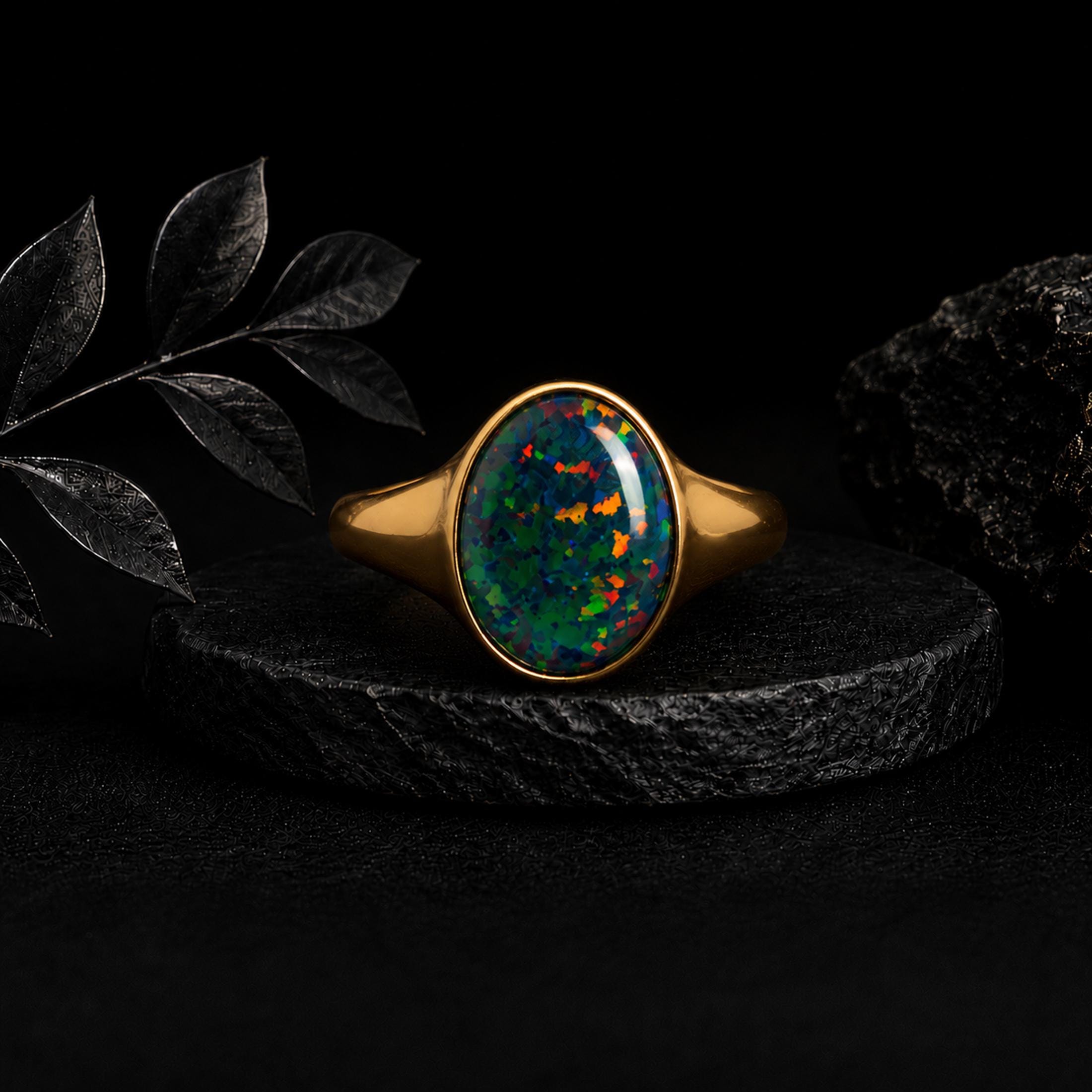 Vintage opal ring - Etsy 日本