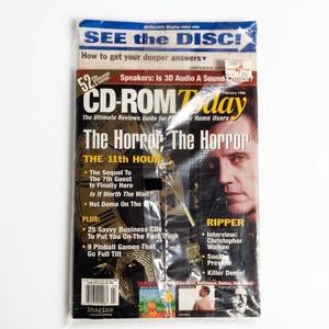 Vintage 1996 CD ROM Today Magazine Sealed with Demo Disc 11th Hour Ripper 90s PC Gaming Tech Retro Software Collectible