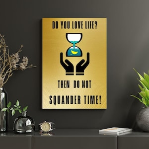 Animated Hourglass Wall Art, Moving Time Poster, Looping Sand Clock Motion Graphics, Aesthetic Room Decor, Digital MP4 Download