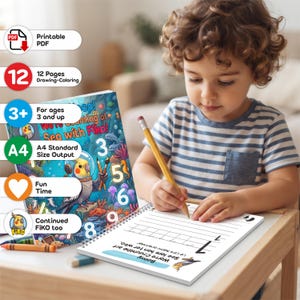 Bloop bloop! We tellen op zee met Fiko! - 3 (Printbare PDF)