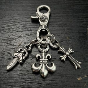 Keychain Chrome Hearts - Etsy