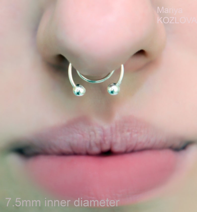 fake septum piercing fake septum piercing
