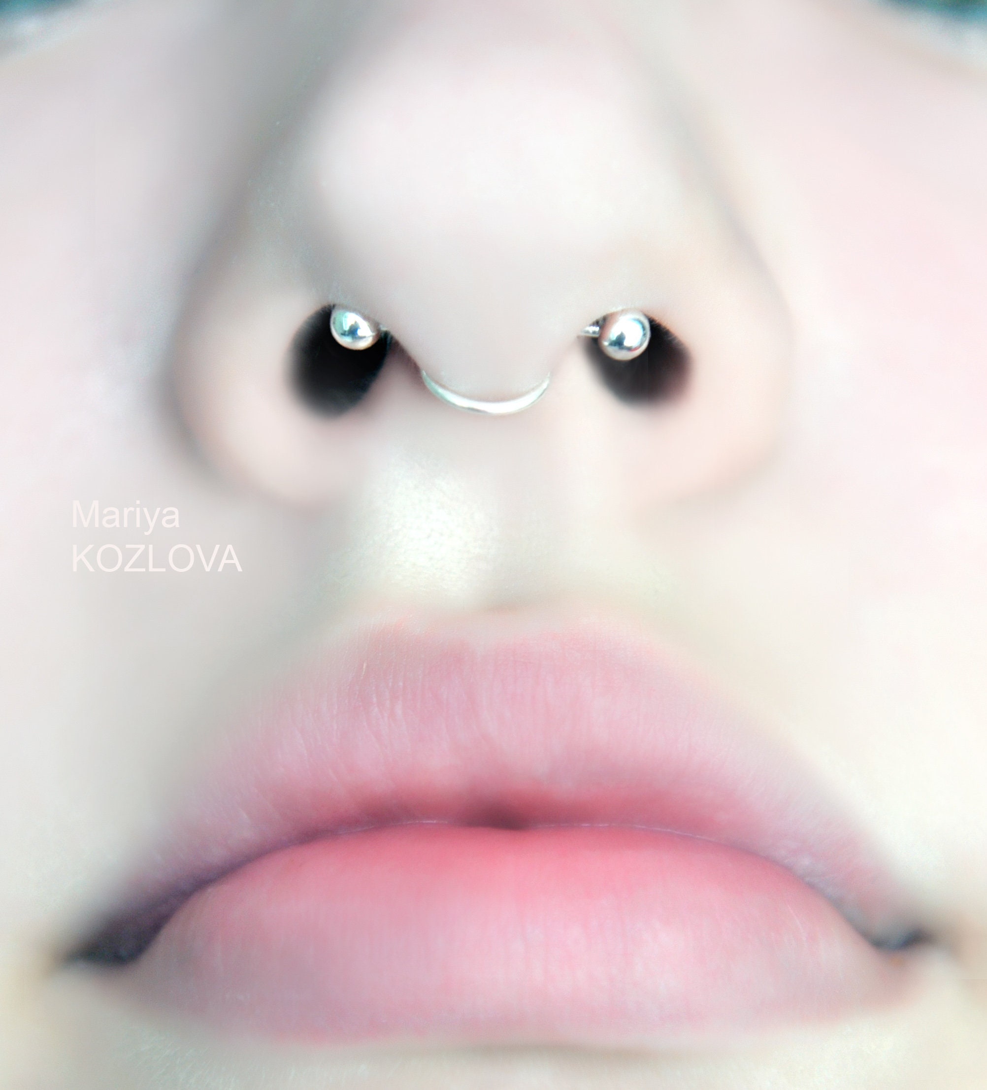 Barbell falso 3mm Bolas / No Piercing Septum / Nariz Piercing Etsy