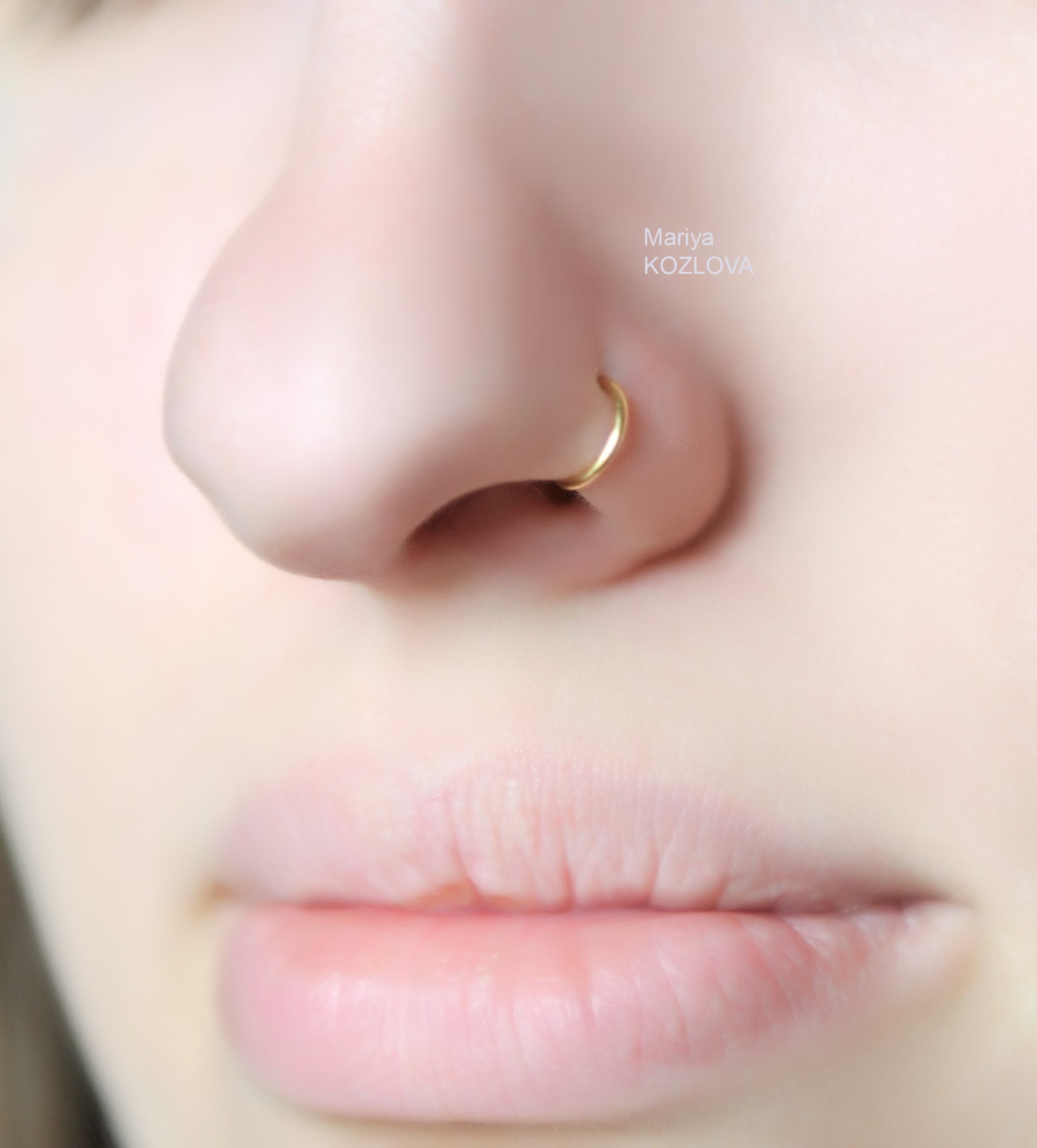0.5 mm nose ring