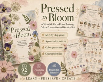 A Visual Guide to Flower Pressing, Colour Preservation and Botanical Art