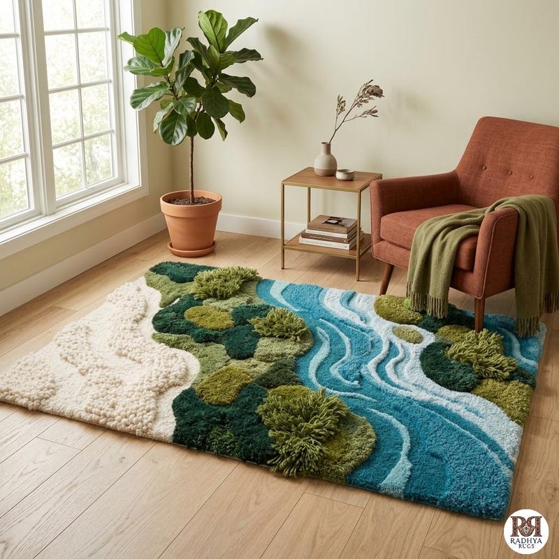 Islands Sea Rug - Etsy UK