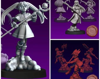 Frieren miniature in resina 32mm/28mm Giochi di ruolo da tavolo D&D Dungeons & Dragons Pathfinder