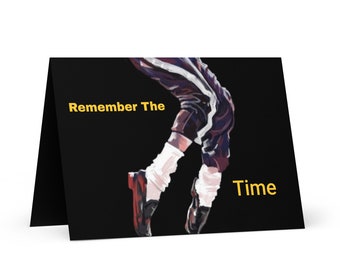 Billie Jean Birthday Greeting card