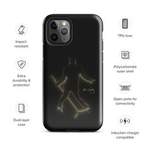 Black and Gold Silhouette EP Tough Case for iPhone®