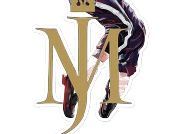 MJ Billie Jean Bubble-free stickers (several size options)